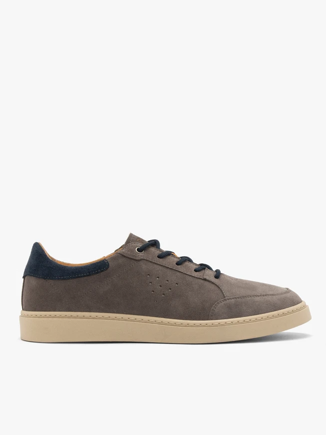 Graue Herrenschnürschuhe