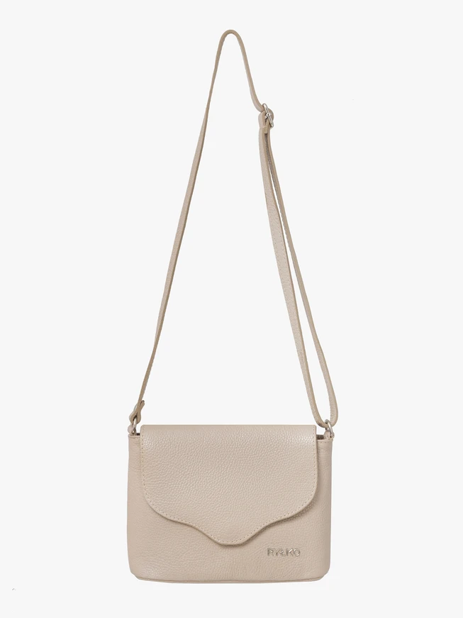 Kleine beigefarbene Brieftasche