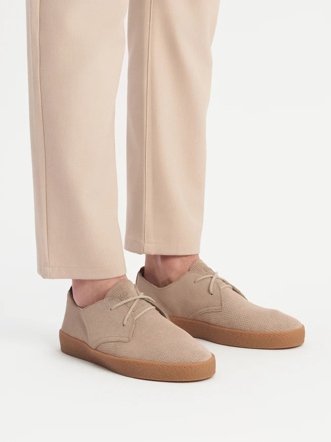 Velours-Halbschuhe für Männer
