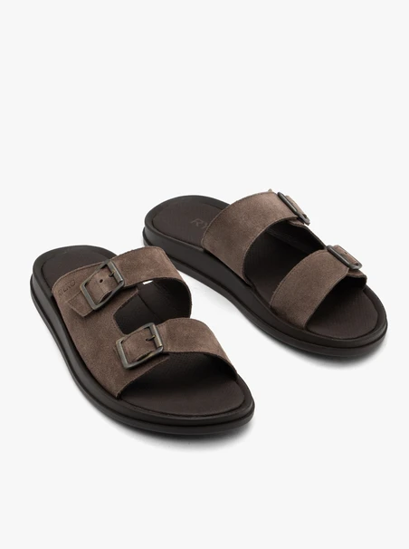Grau-braune Herren-Flip-Flops