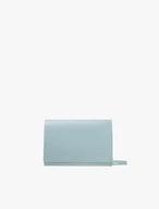 Kleine blaue Kettenhandtasche