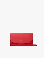 Kleine rote Handtasche mit Kettenriemen