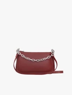 Maroon Kette Handtasche