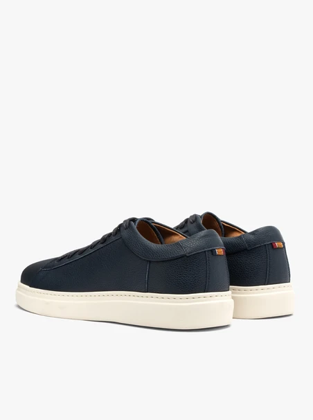 Marineblaue Halbschuhe für Männer mit leichtem Boden
