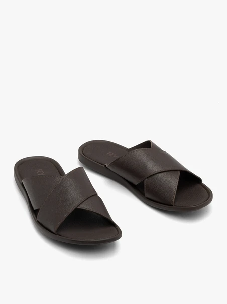 Braune Herren-Flip-Flops