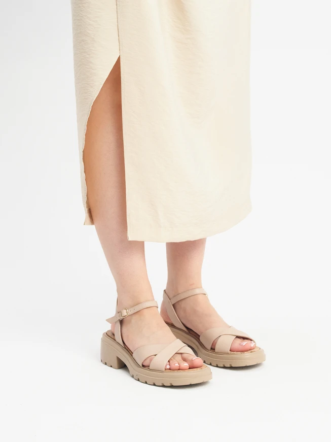 Beige women’s sandals
