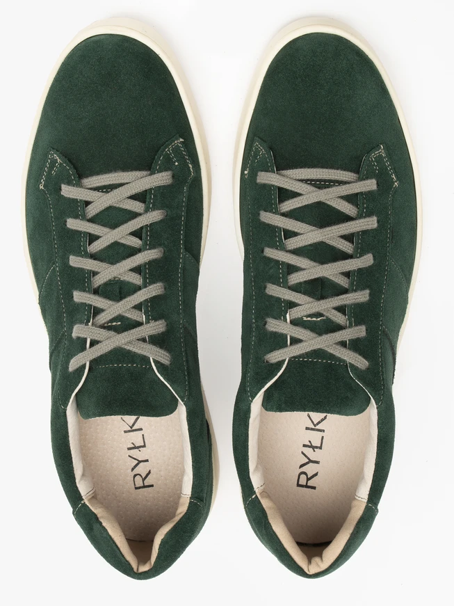 Green men’s sneakers