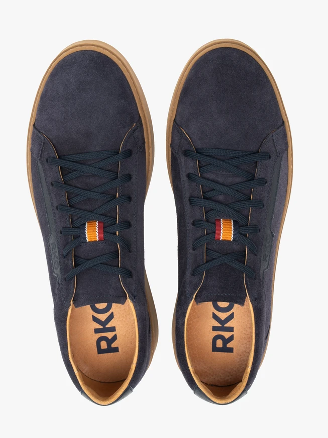 Marineblaue Schnürschuhe für Männer