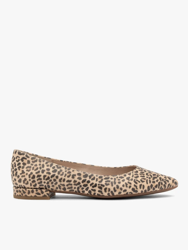 Panther Ballerinas mit niedrigen Absätzen