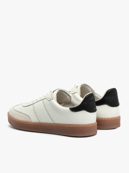 Sportliche Halbschuhe für Frauen mit flacher beiger Sohle