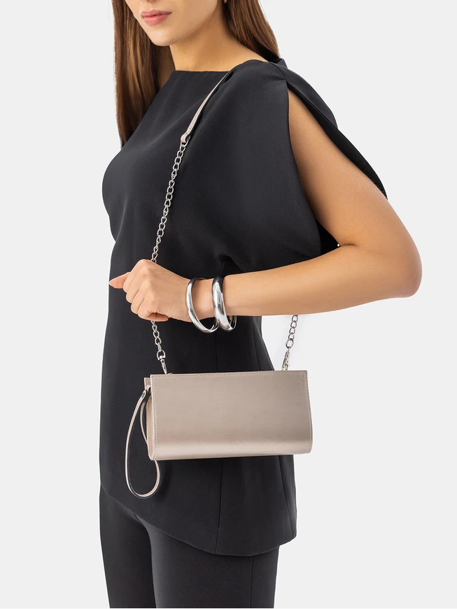 Elegante Platinhandtasche für Frauen