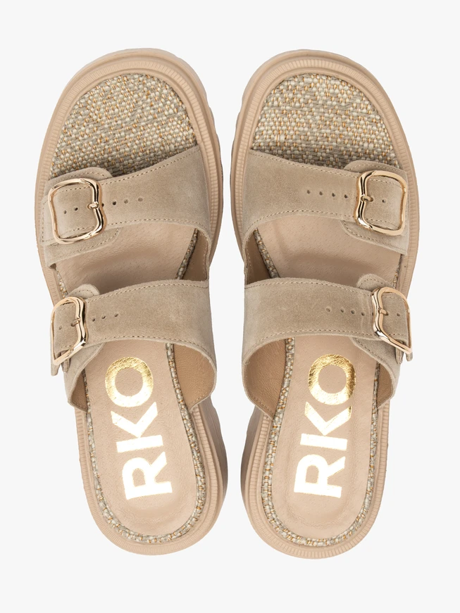 Sand Plateau-Flip-Flops für Frauen