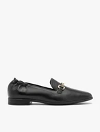 Black women’s flat loafers