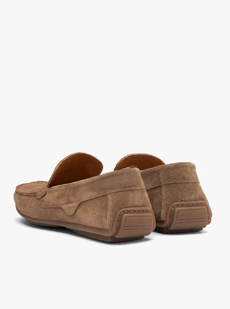 Braune Herren-Slipper-Mokassins
