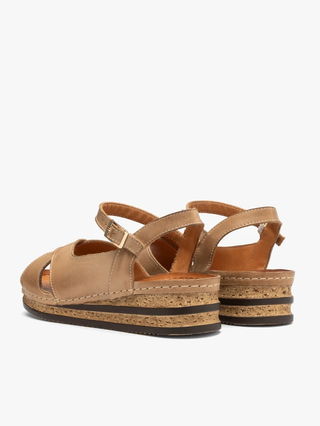 Beige women’s platform sandals (duplicate)