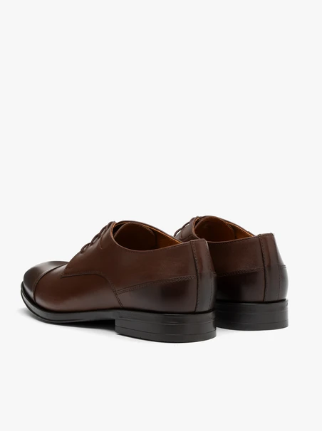 Braune Herren Schnürhalbschuhe