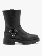 Biker-Stiefel mit Metallverzierungen