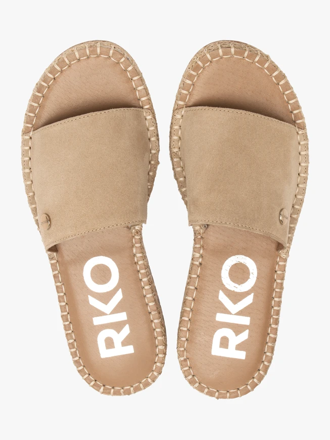 Beige Damen-Flip-Flops