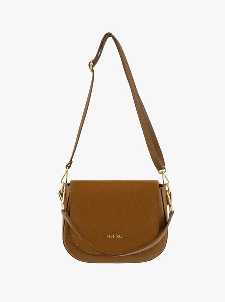 Handtasche aus Erzleder und Velours