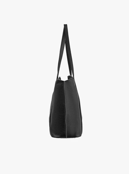 Large black women’s shopper bag