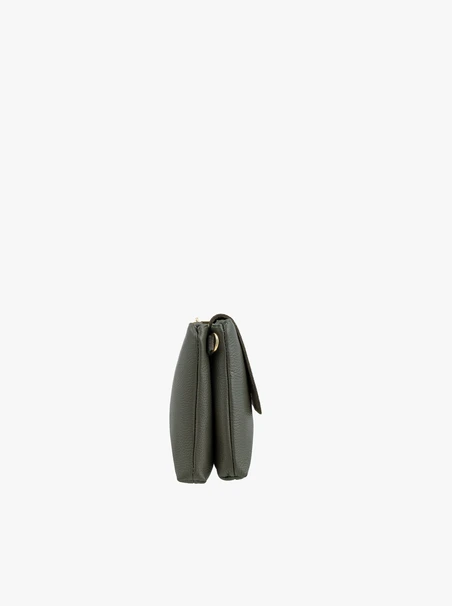 Kleine Handtasche in Olive
