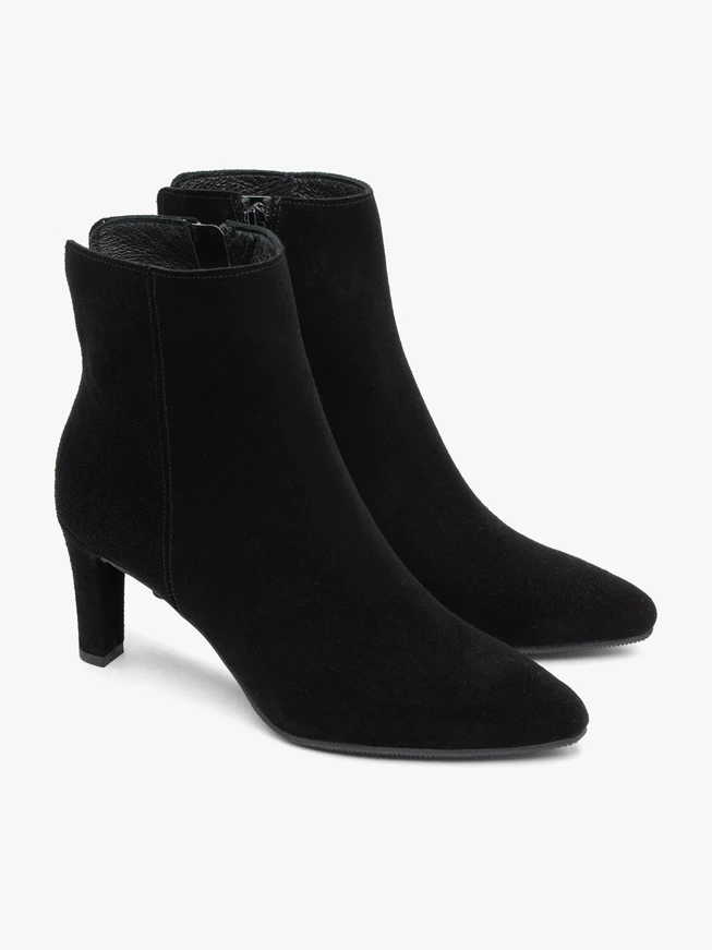 Stöckelschuhe aus schwarzem Velours