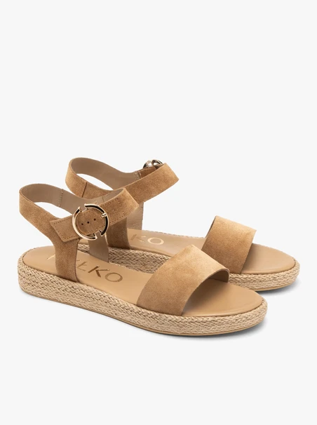 Rote Damen-Sandalen