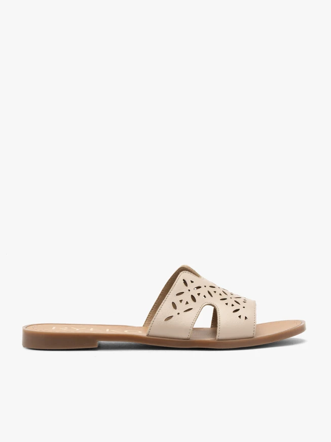 Beige cutout slides