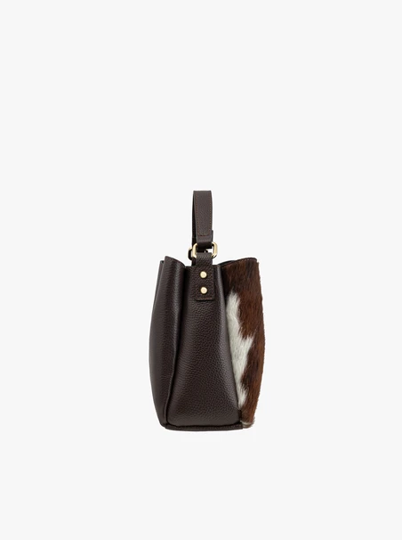 Handtasche für Frauen aus Kuhflicken ONE OF A KIND