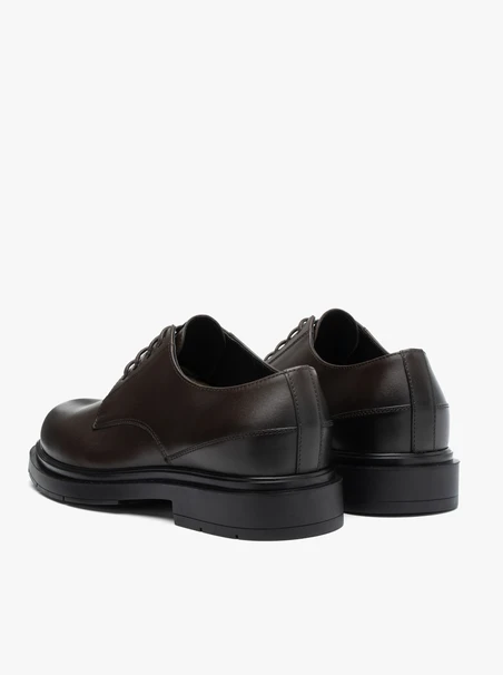 Brown Classic Men’s Leather Lace-Up Shoes