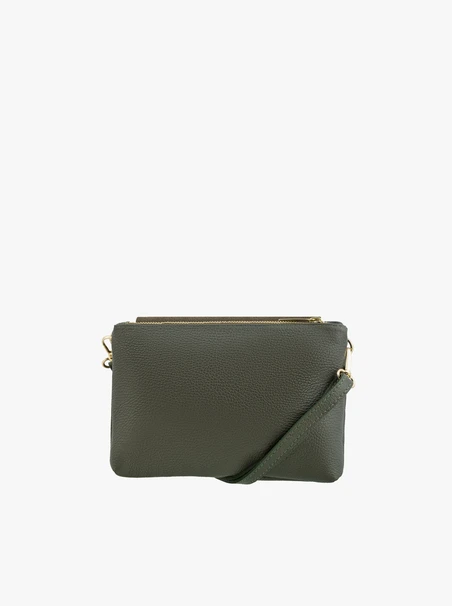 Kleine Handtasche in Olive