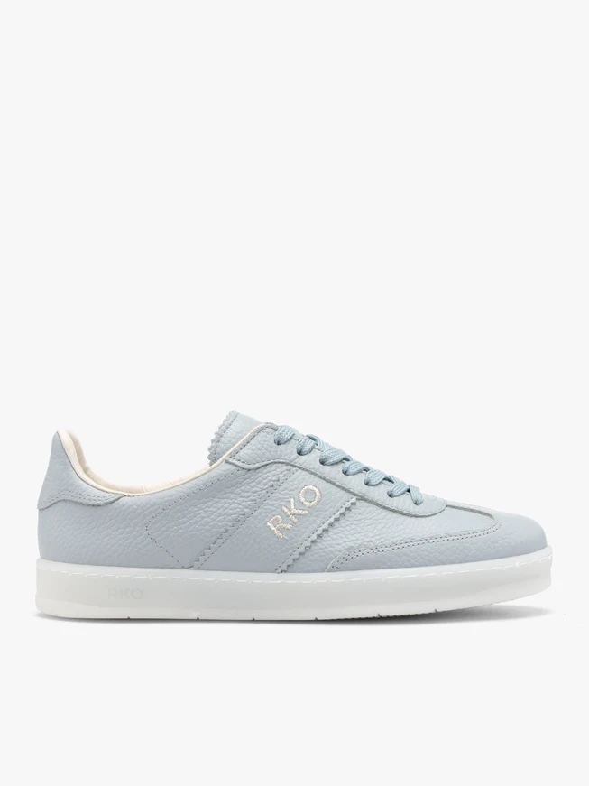 Light blue sporty flat shoes