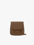 Small light brown leather handbag