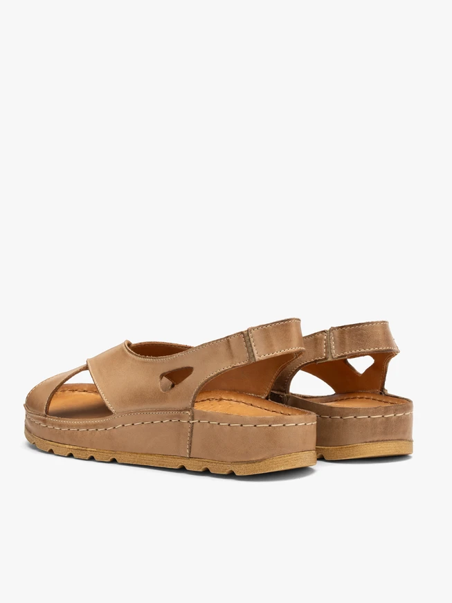 Beige Damen-Sandalen