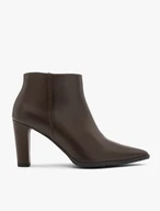 Dunkelbraune Stiletto-Stiefel