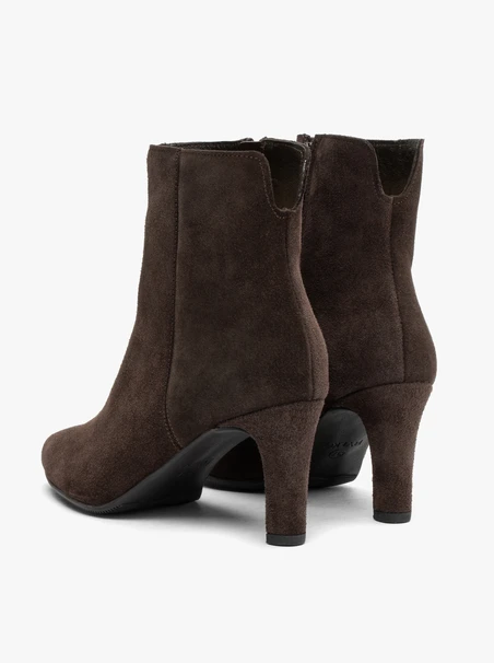 Dunkelbraune Stiletto-Stiefel