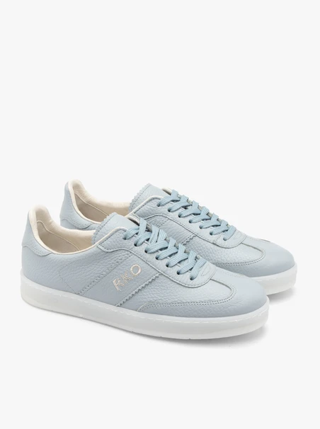 Light blue sporty flat shoes