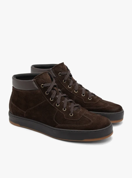 Dunkelbraune Sportstiefel