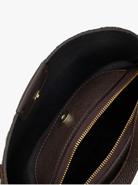 Handtasche für Frauen aus Kuhflicken