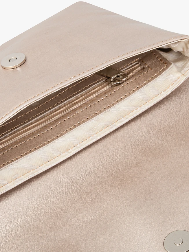Clutch-Tasche aus Platinleder