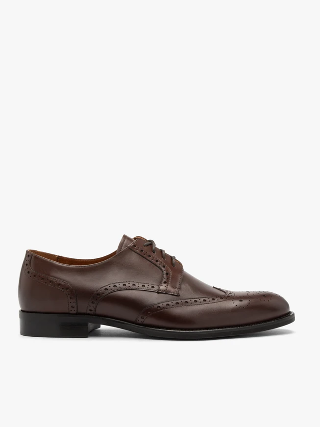 Braune Premium-Halbschuhe für Männer