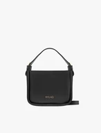 Kleine schwarze Lederhandtasche