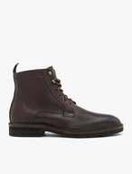 Dunkelbraune Vollnarbenlederstiefel