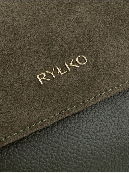 Kleine Handtasche in Olive