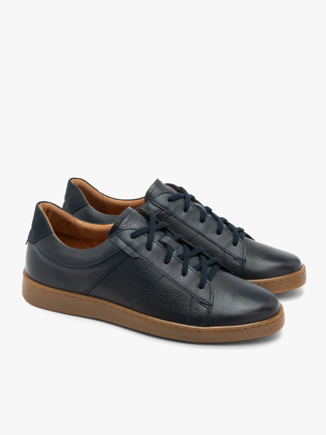 Marineblaue lässige Halbschuhe