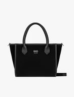 Schwarze große elegante Handtasche