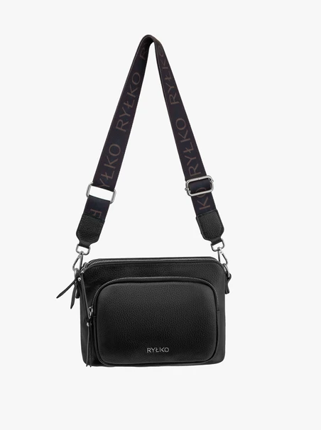 Schwarze kleine Posttasche