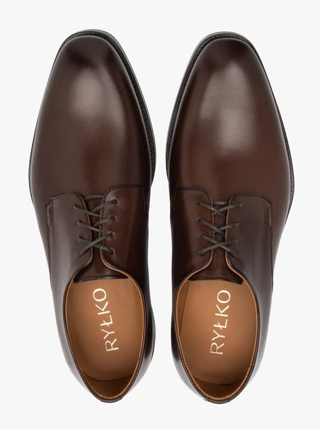 Braune elegante Halbschuhe