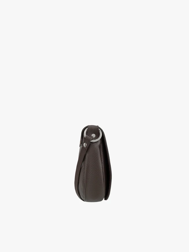 Chocolate brown saddle bag