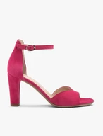 Fuchsia women’s block-heel sandals